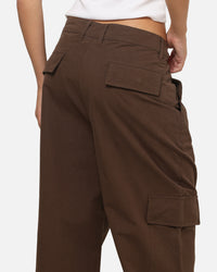 Carre Overhaul Cargo Pants Chocolate