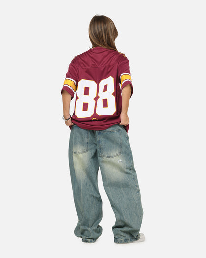 Bleacher Athletic Brisbane Broncos NRL Gridiron Mesh Jersey Official Team Color