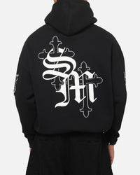 Saint Morta Alter Boxy Hoodie Black