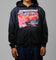 Loiter Speed Vintage Zip Up Hoodie Washed Black