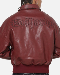 Ed Hardy Desert Bomber Jacket Red