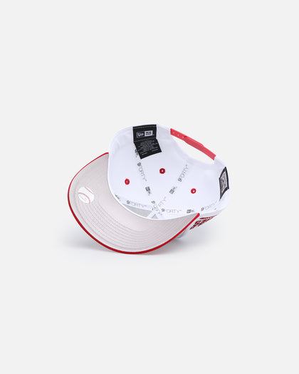 New Era Chicago Cubs 'Satin Blaze' 9FORTY A-Frame Snapback White/Scarlet