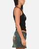 Ed Hardy Women's Rhinestone Logo Tank Black