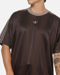 Adidas Jacquard Jersey T-Shirt Coffee