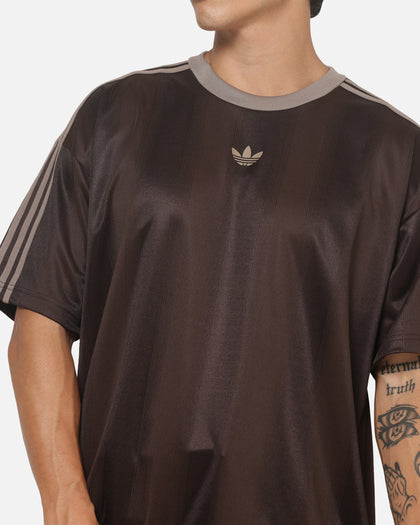 Adidas Jacquard Jersey T-Shirt Coffee