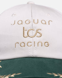 Mitchell & Ness Jaguar TCS Racing 'Vintage' Dad Fit Strapback White/Green
