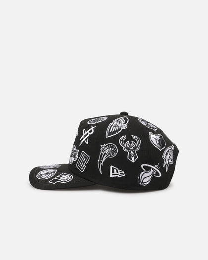 New Era NBA 'All Over Leagues' 9FORTY A-Frame Snapback Black