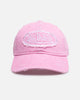 Von Dutch Distressed Zigzag Dad Strapback Cap Pink