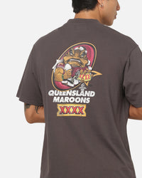 Mitchell & Ness Queensland Maroons Toad Vintage T-Shirt Slate