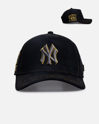 New Era New York Yankees 'Statement Suede 10 Year Anniversary' 9FORTY A-Frame Snapback Black Suede