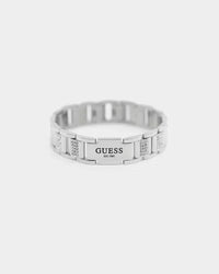Guess Mainline Frontier 15MM Crystal Bracelet Silver