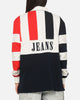 Tommy Jeans Relaxed Archive Rugby Shirt Navy