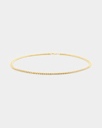 House Of Auric 5mm Cuban Link Chain 18K Gold Vermeil