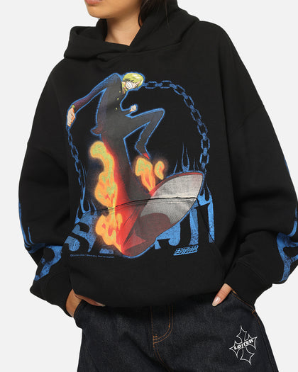 73Studio X One Piece Sanji Premium Hoodie Black