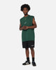 Carre Panelled Muscle T-Shirt Green