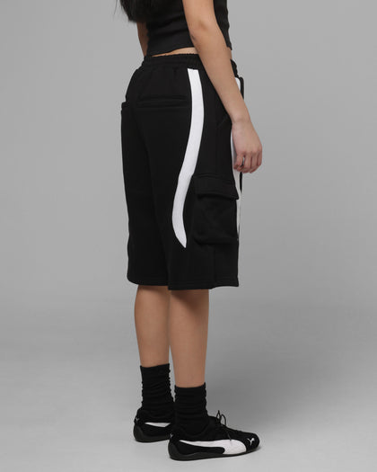 Loiter Hybrid Tek Cargo Shorts Black