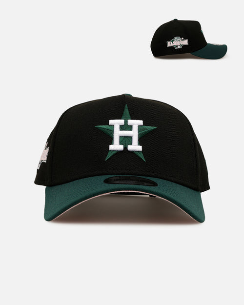 New Era Houston Astros 'Black Dark Green' 9FORTY A-Frame Snapback Black/Dark Green