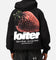 Loiter Strawberry Hoodie Black