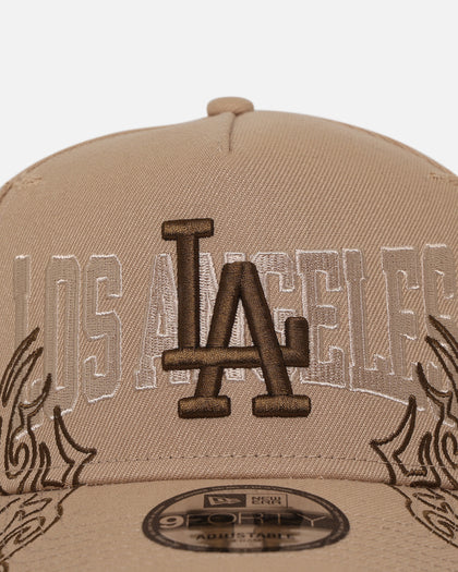 New Era Los Angeles Dodgers 'Tribal' 9FORTY A-Frame Snapback Camel