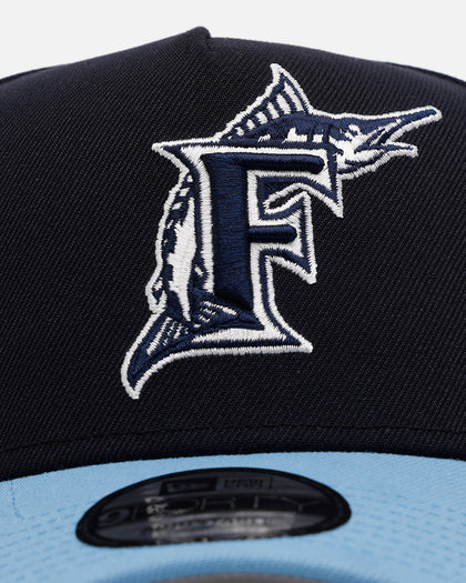 New Era Florida Marlins 'Ocean' 9FORTY A-Frame Snapback Navy/Sky Blue