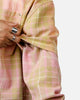 MNML Dip Fade Flannel Shirt Pink