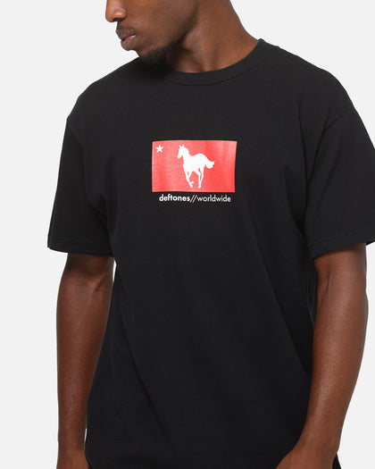 Deftones Worldwide Pony T-Shirt True Black