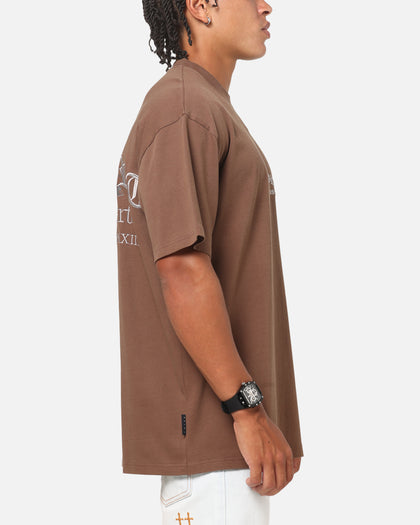 Saint Morta The Cross Boxy T-Shirt Washed Brown