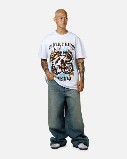 Culture Kings X 88Rising Snake T-Shirt White