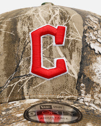 New Era Cleveland Guardians 'Great Outdoors Part II' 9FORTY A-Frame Snapback Real Tree Camo
