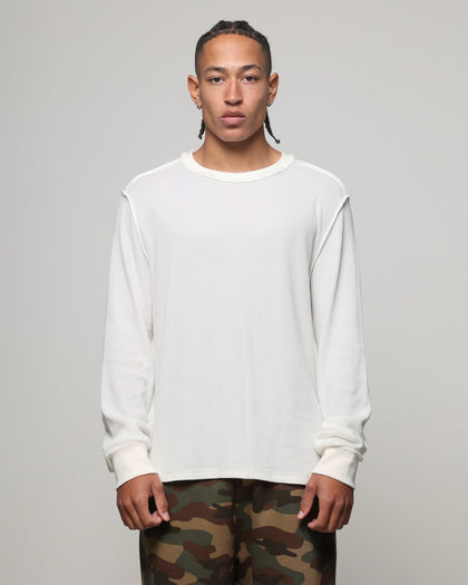 American Thrift Long Sleeve Thermal T-Shirt Off White