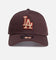 New Era Los Angeles Dodgers 'Choc Cherry' 9FORTY A-Frame Snapback Dark Brown