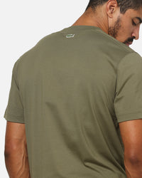 Lacoste Soft Branding Croc Logo T-Shirt Olive