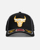 New Era Chicago Bulls 'Rose Visor' 9FORTY A-Frame Trucker Snapback Black/Rose