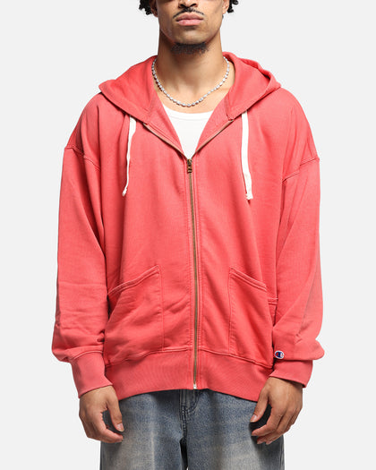Champion Time Capsule Full Zip-Through Hoodie Red
