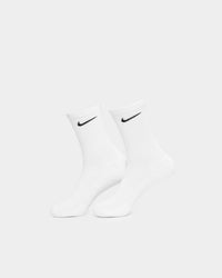 Nike Everyday Cotton Cushioned Crew Socks 3 Pack White
