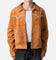 MNML Suede Collared Jacket Orange