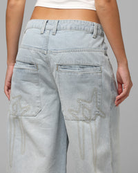 Loiter Star Born Jeans Bleached Blue