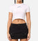 Jordan Women's Short Sleeve Graphic Slim Crop T-Shirt White/Industrial