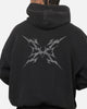 Saint Morta Worldwide Boxy Hoodie Washed Black