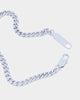 NXS 5mm Cuban Bracelet White Gold
