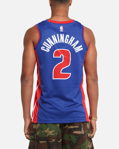 Nike Cade Cunningham Detroit Pistons #2 Icon Edition 2022/23 Nike Dri-Fit NBA Swingman Jersey Rush Blue