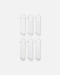 Jordan Everyday Cushioned Crew Socks 6 Pack White/Black