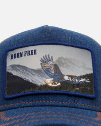Goorin Bros Born Free Trucker Snapback Navy