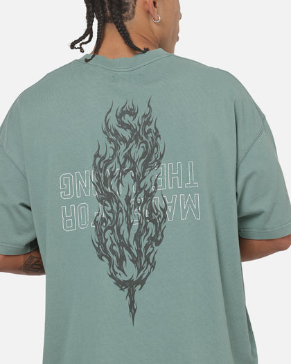 Saint Morta Made For The Living T-Shirt Washed Green