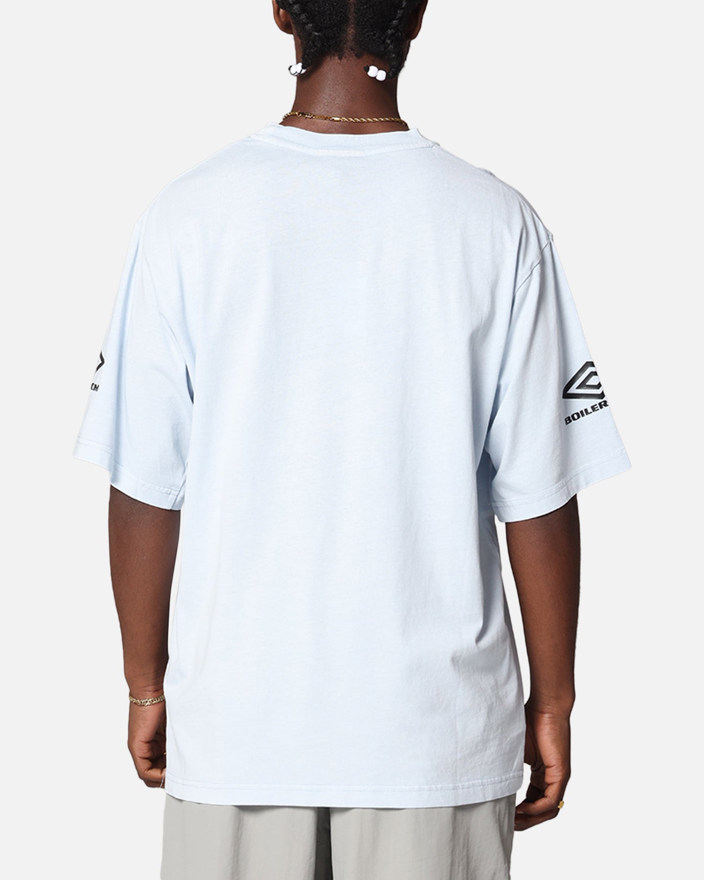 Boiler Room X Umbro Washed T-Shirt Blue | Culture Kings