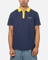 Bleacher Athletic North Queensland Cowboys NRL Adult Golf  Polo T-Shirt Navy