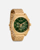 Nixon Time Teller Chrono Watch Gold/Green