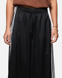 Adidas Women's Satin Wide Leg Pants Black