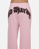 Ed Hardy Women's Distressed Trackpants Pink