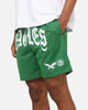 Mitchell & Ness Philadelphia Eagles Arch Script Shorts Green